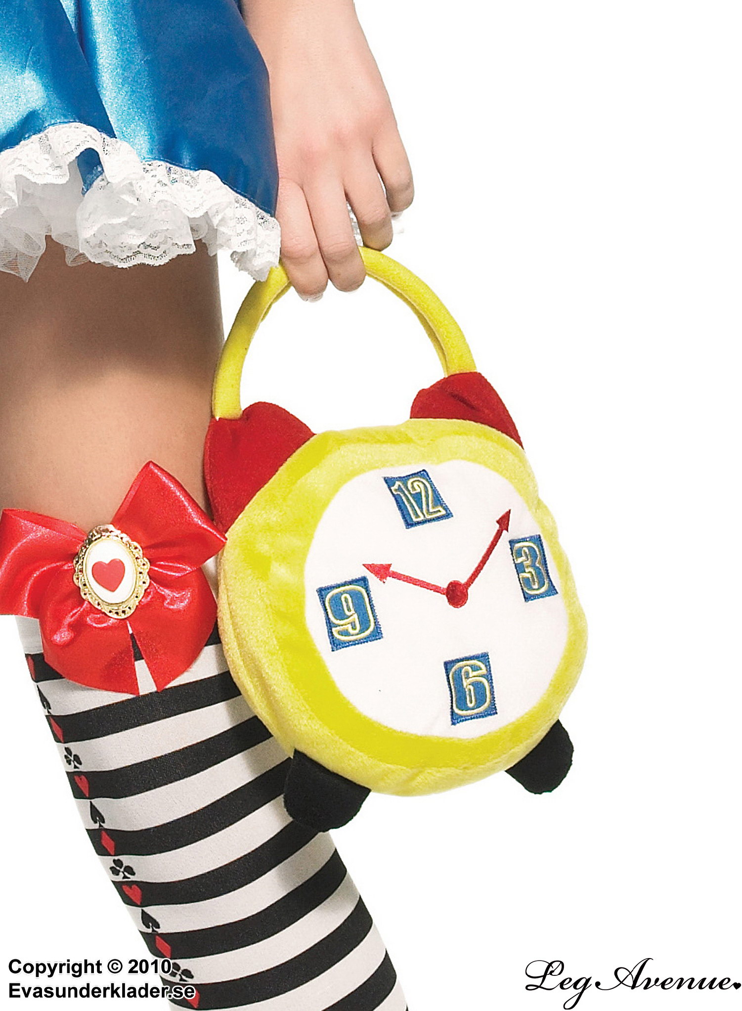 Crazy hour alarm clock purse